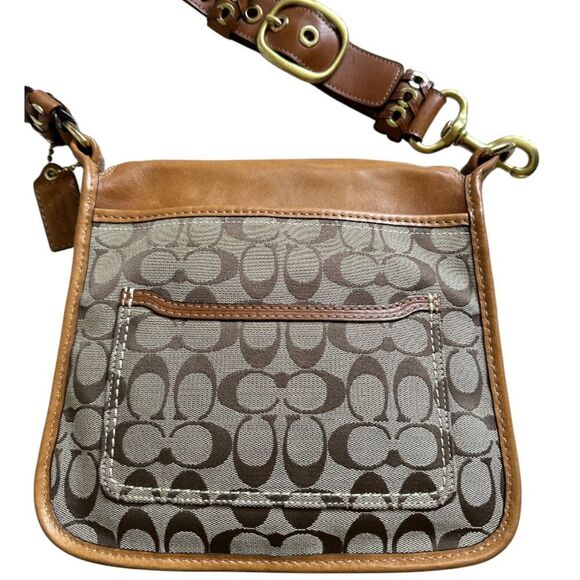 Vintage Coach Bleecker Bag Signature Canvas and Leather Legacy 11434 - Picture 2 of 14